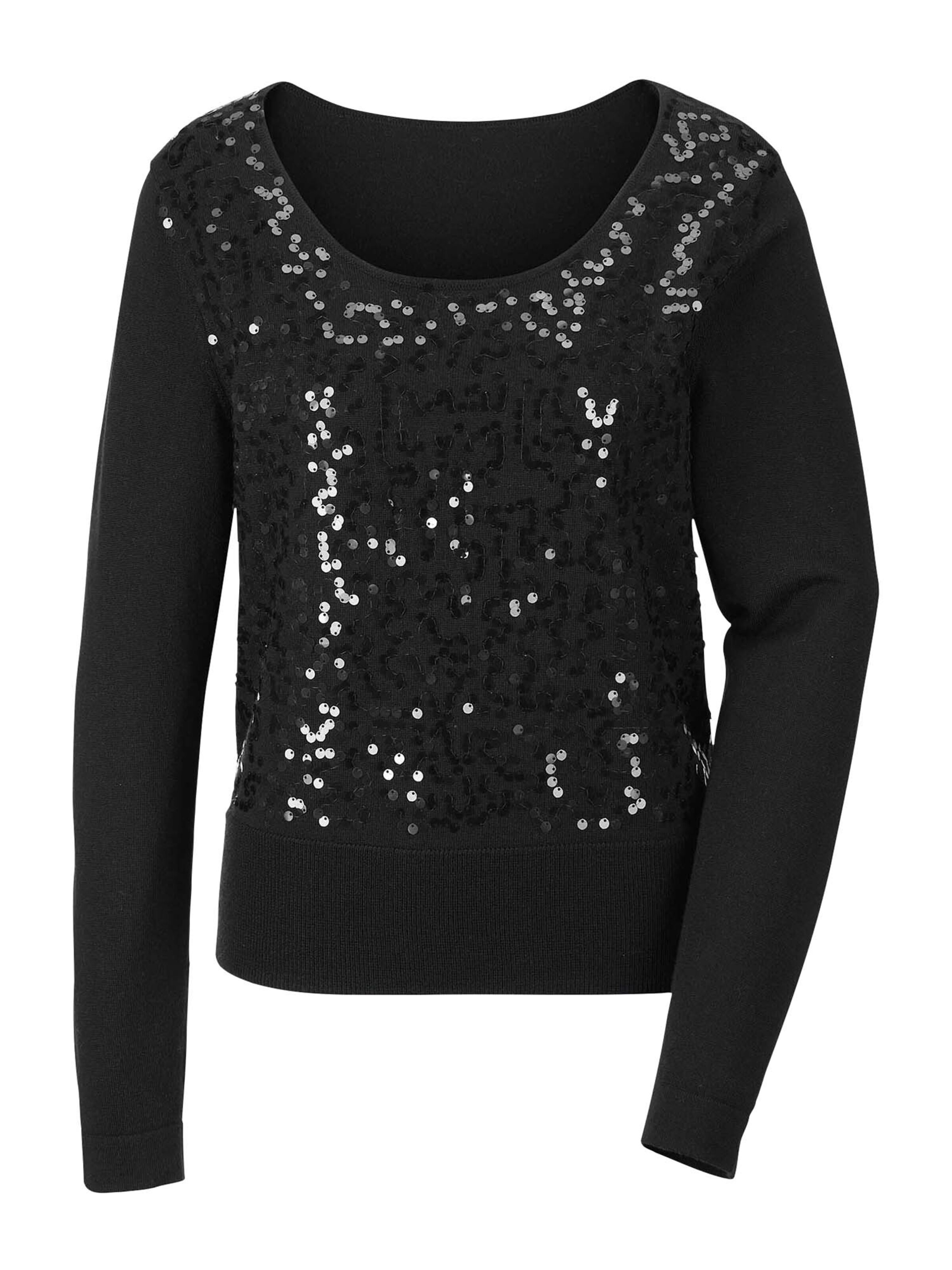 Pull-over MADELEINE en noir : devant
