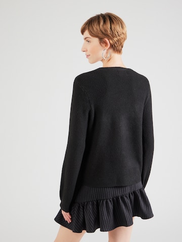 PIECES Gebreid vest 'PCANNA' in Zwart