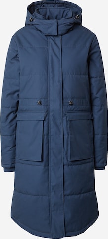 bleed clothing Zimní kabát 'Guerilla' – modrá: přední strana