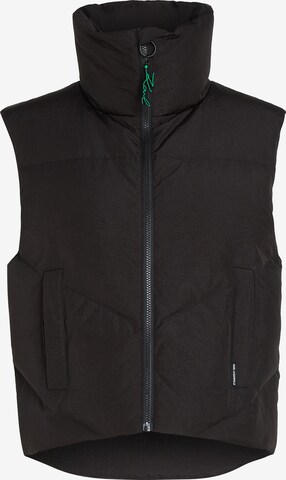 Karl Lagerfeld Vest in Black: front