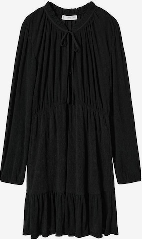 MANGOKošulja haljina 'Posada' - crna boja: prednji dio