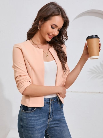 Yesfashion Marynarka w kolorze pomarańczowy