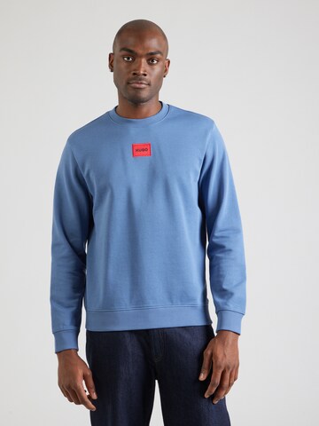 HUGO Sweatshirt 'Diragol212' in Blue: front