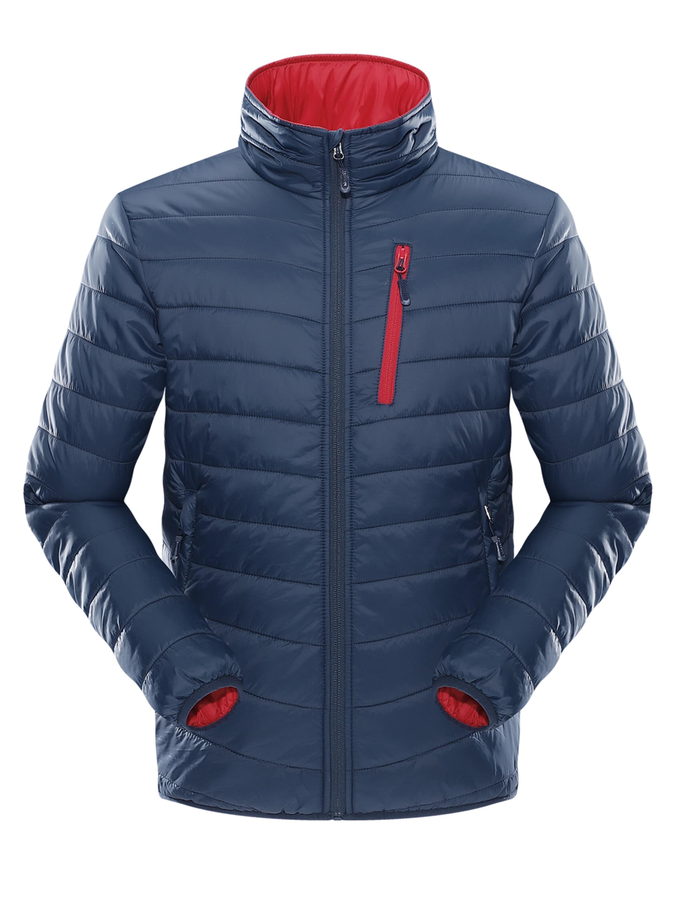 33,000ft Winter Jacket in Blue: front