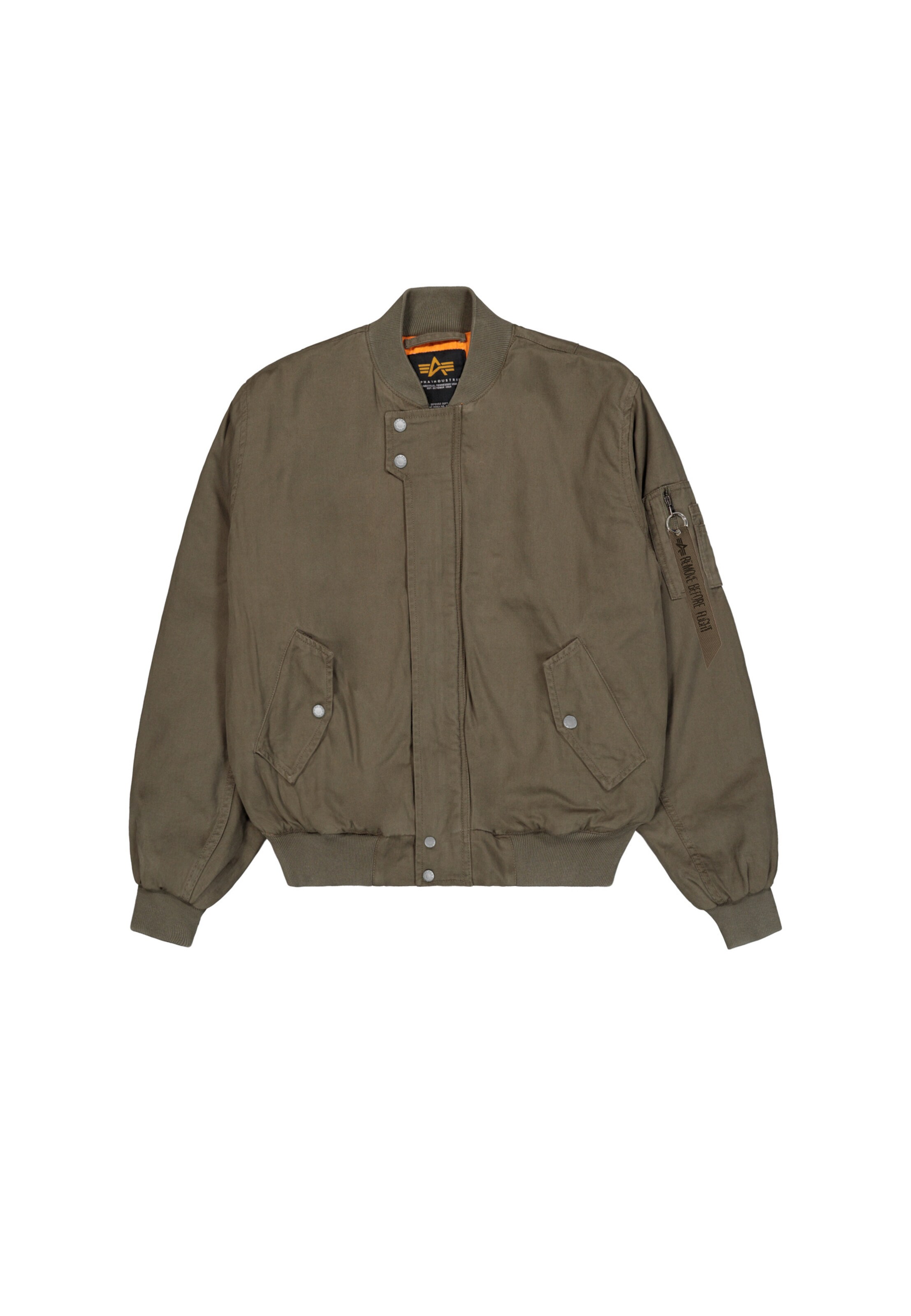 ALPHA INDUSTRIES Kurtka przejściowa w kolorze zielony: przód