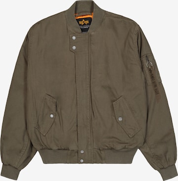 ALPHA INDUSTRIES Jacke 'MA-1 Mod' in Grün: Vorderseite