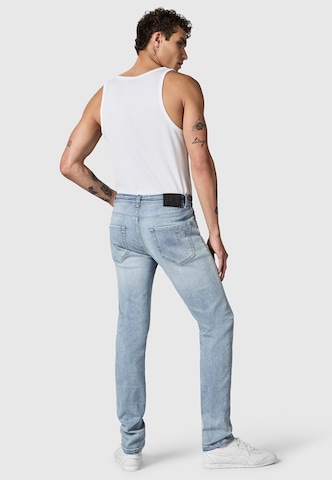 Coupe slim Jean 'Mailand' Peak Time en bleu