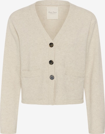 Part Two Knit cardigan in Beige: front