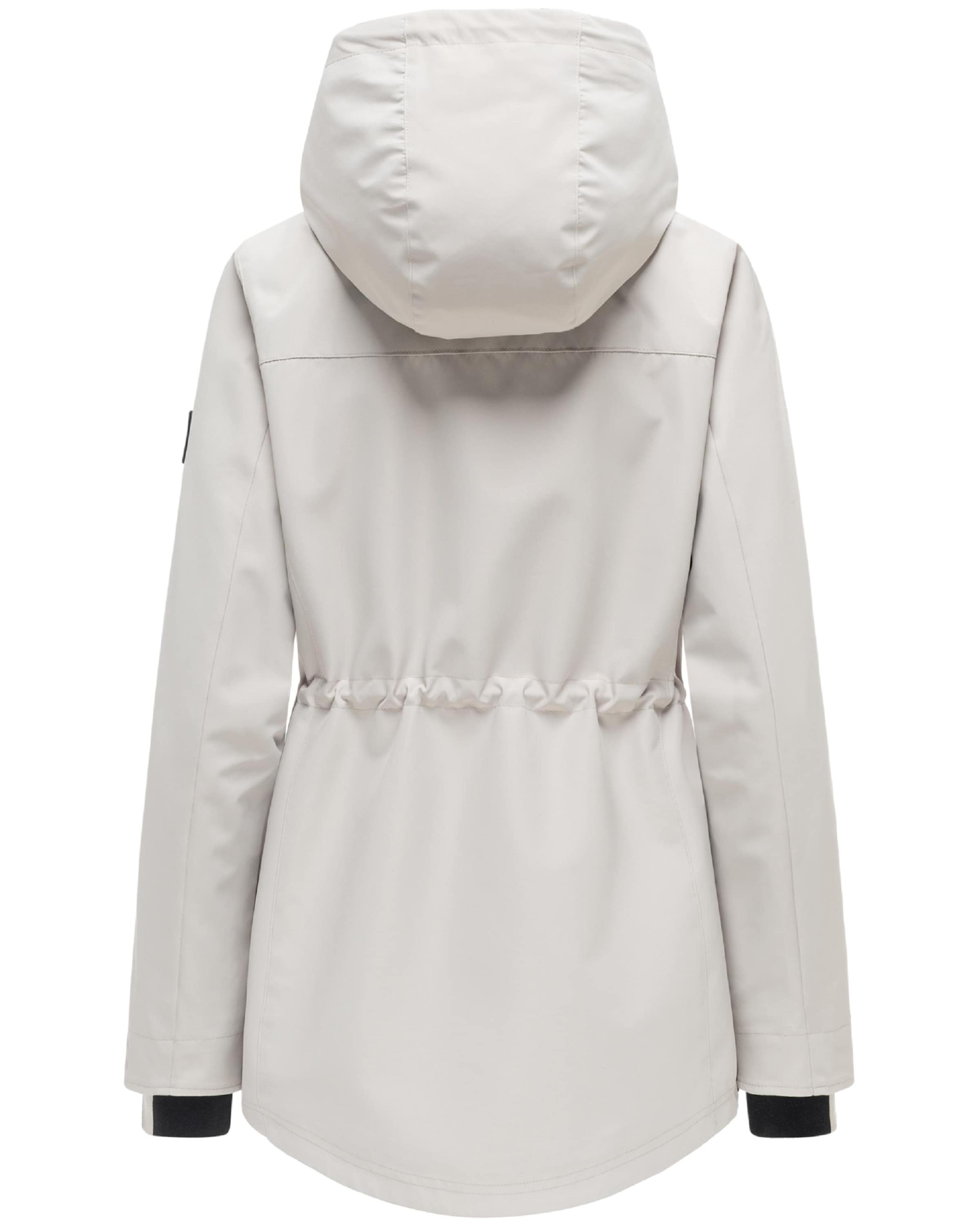 NAVAHOO Between-seasons parka 'Blumentanz 14' in Beige