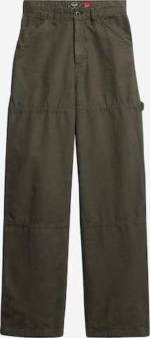 Superdry Pants in Green: front