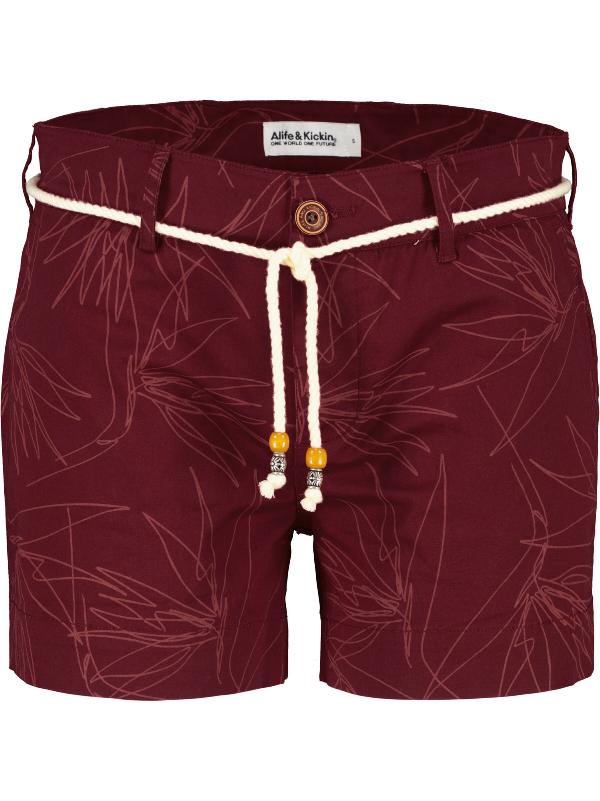 alife & kickin regular Bukser i rød: forside