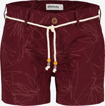 regular Pantaloni di Alife and Kickin in rosso: frontale