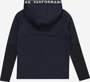 PEAK PERFORMANCE Sports sweat jacket 'Rider' in Blue