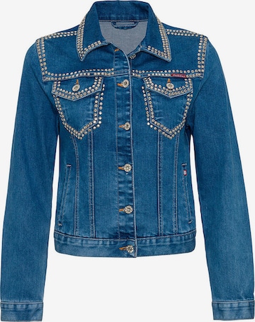 CIPO & BAXX Tussenjas 'WJ213' in Blauw: voorkant
