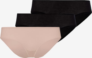 Hanro Slip 'Ultralight' in Braun: Vorderseite