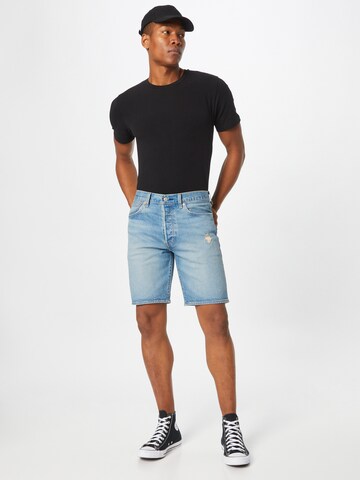 LEVI'S ® - Regular Calças de ganga '501® Original Short' em azul