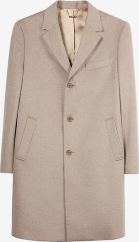 Cappotto di mezza stagione 'Men’s Cashmere Coat with Notched Lapels' di GOBI Cashmere in grigio: frontale