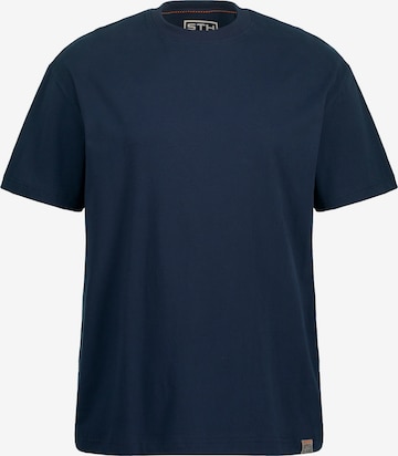 STHUGE Shirt in Blauw: voorkant