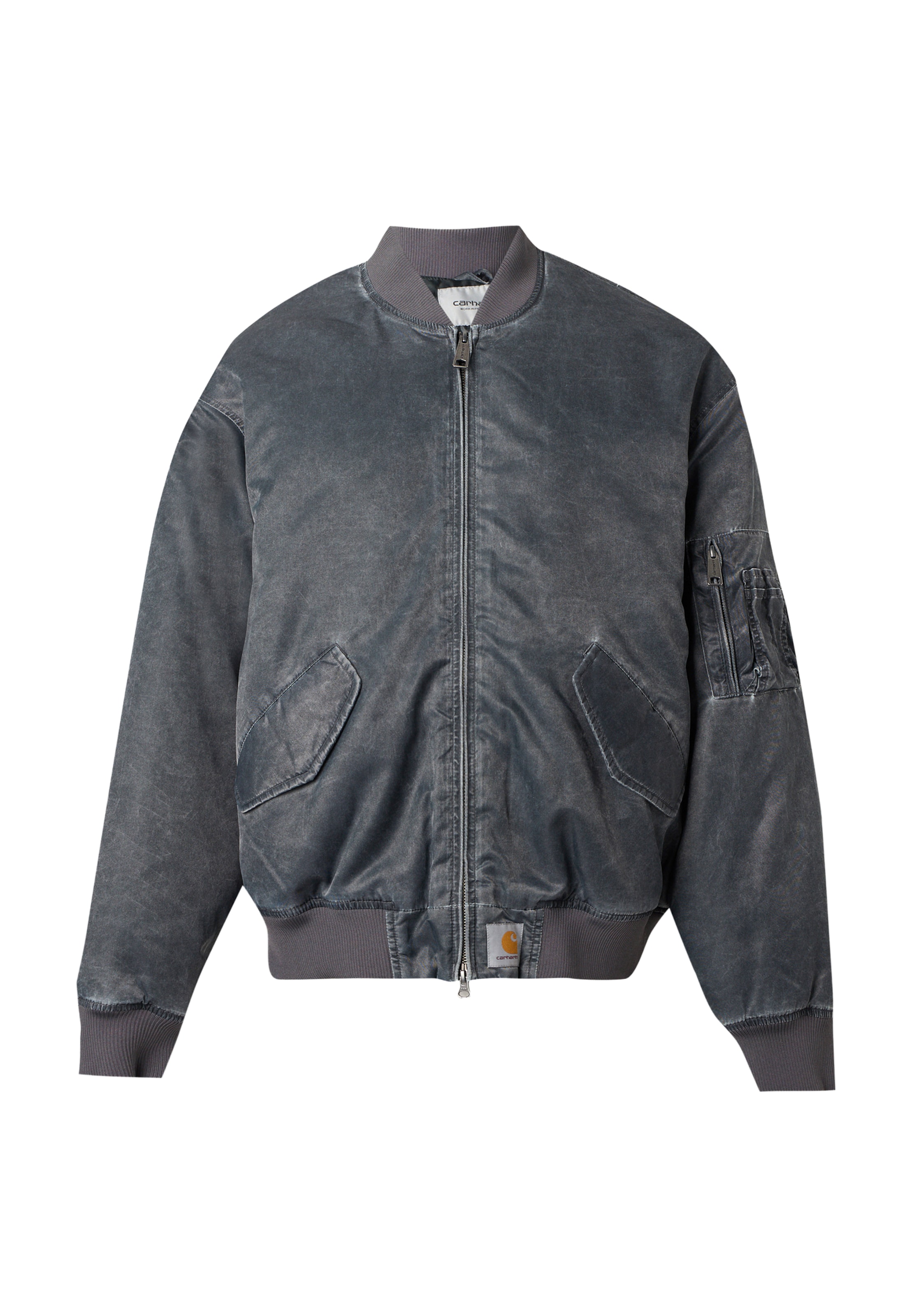 Carhartt WIP Kevad-sügisjope 'Orman', värv hall: eest vaates