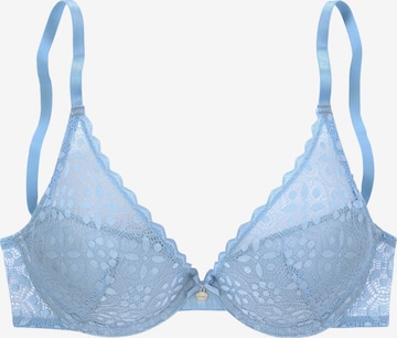 Push-up Soutien-gorge s.Oliver en bleu : devant