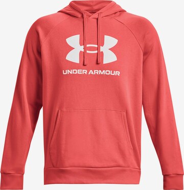 UNDER ARMOUR Athletic Sweatshirt in Red: front