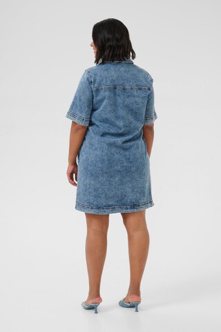 KAFFE CURVE Dress 'Elona' in Blue