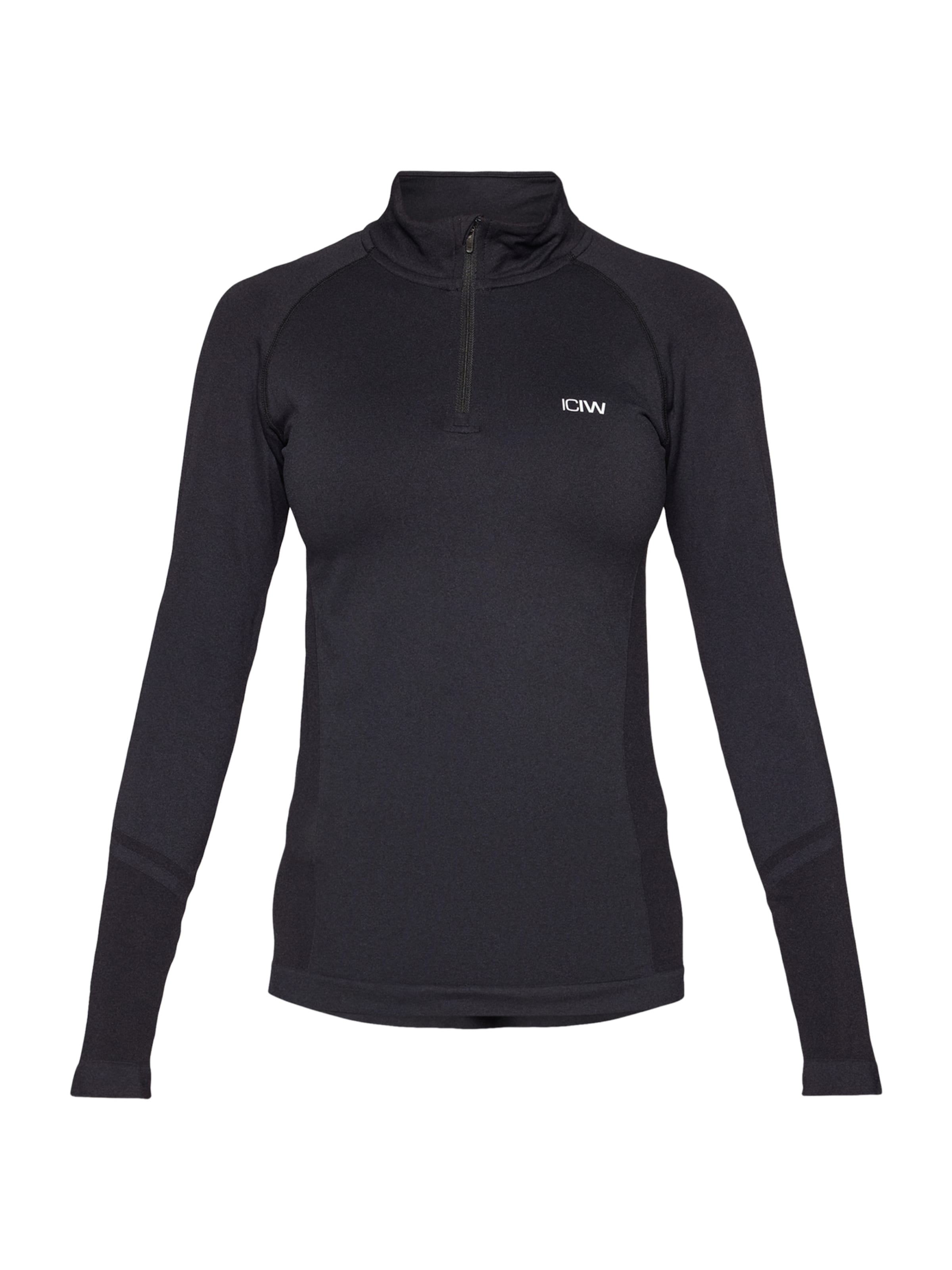 ICANIWILL Koszulka funkcyjna 'Define' w kolorze czarny: przód