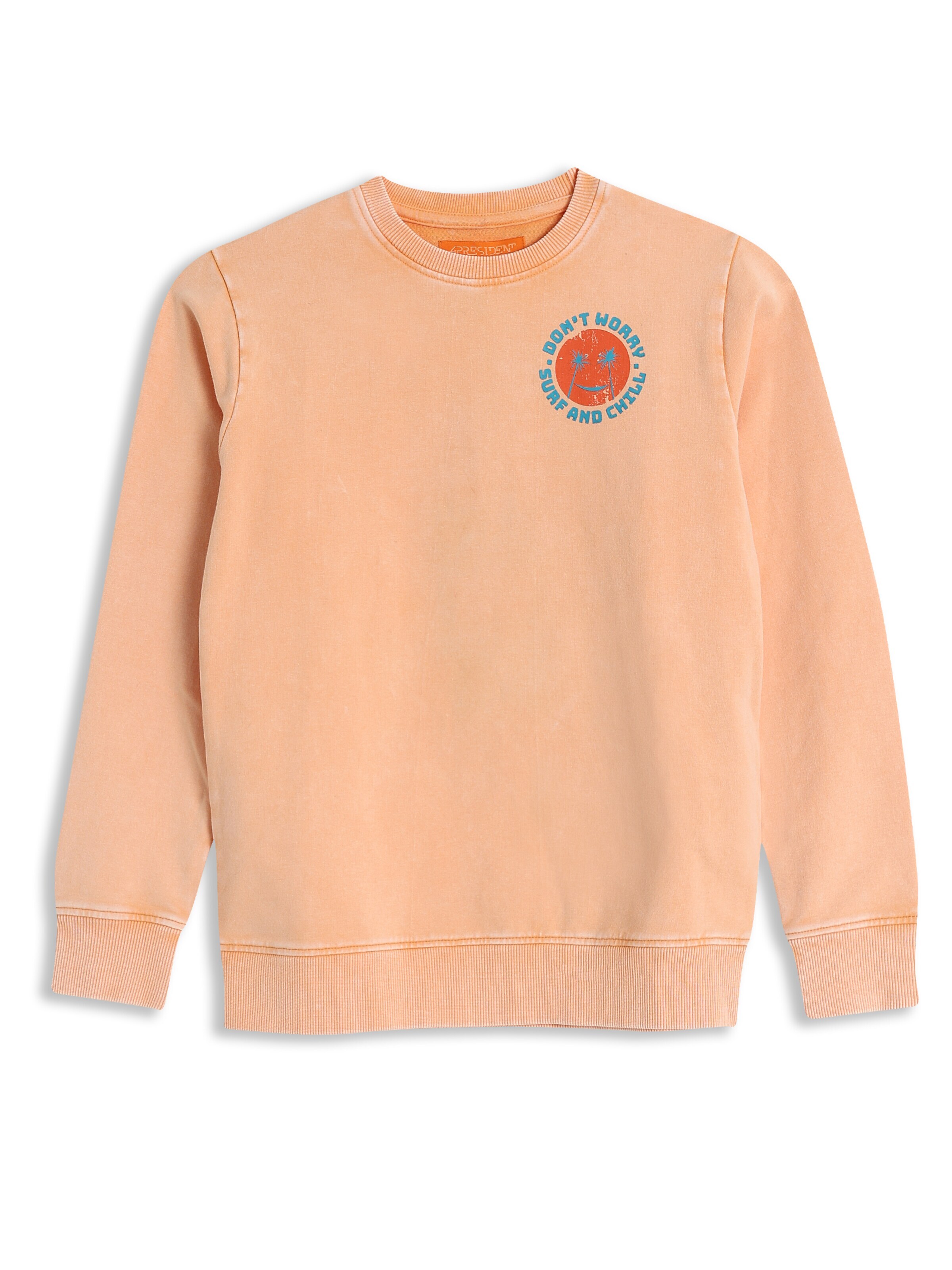 4PRESIDENT Sweater 'Olyn' in Orange: front