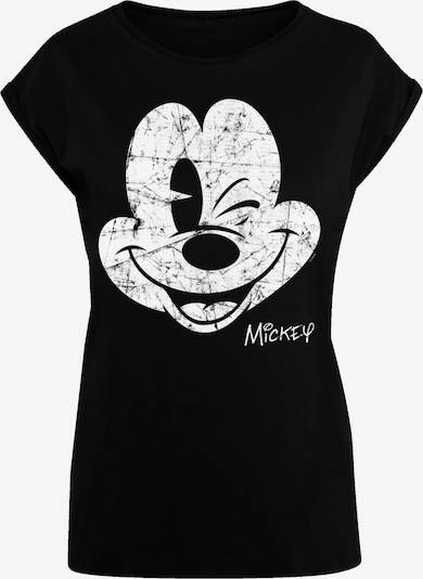 F4NT4STIC T-Shirt  'Disney Mickey Mouse Since Beaten Face CHAR CADT' in schwarz / weiß, Produktansicht