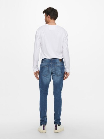 Only & Sons Baggy Jeans 'LOOM' in Blue: front