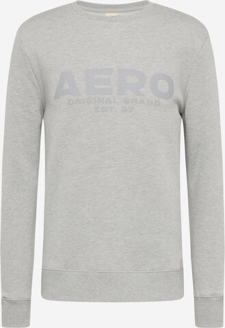 Sweat-shirt 'ORIGINAL' AÉROPOSTALE en gris : devant