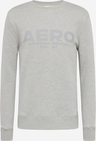 Sweat-shirt 'ORIGINAL' AÉROPOSTALE en gris : devant