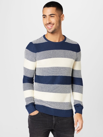 BLEND Sweater in Blue: front