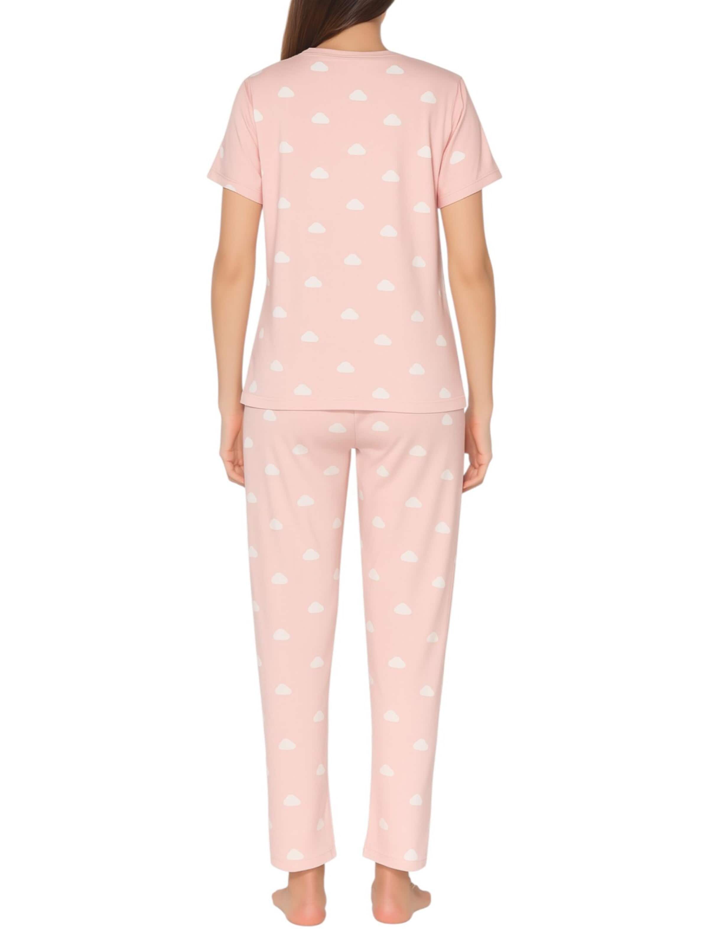 Pigiama 'HEARTSTRIPE' di fashionshowcase in rosa