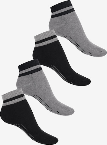celodoro Athletic Socks 'Yoga' in Grey: front