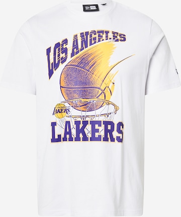 NEW ERA Paita 'NBA LOSLAK' värissä valkoinen: etupuoli