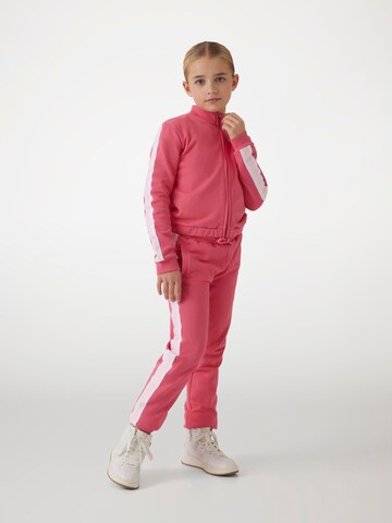 GUESS Zip-Up Hoodie in Pink