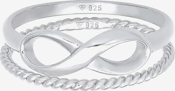 ELLI Ring Infinity, Twisted in Silber