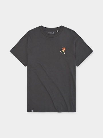 Bavarian Caps Shirt 'Grantler Klub: Pumuckl'‌‌‌‌‌‌‌‌ in Grau: Vorderseite
