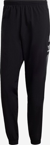 Effilé Pantalon 'Adicolor Classics Trefoil' ADIDAS ORIGINALS en noir : devant