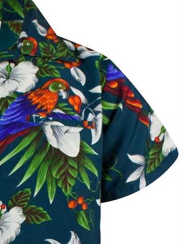 King Kameha Shirt 'Cherryparrot' in Green
