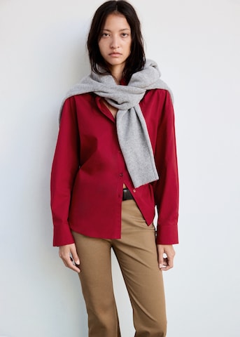 Camicia da donna 'JUSTI' di MANGO in rosso: frontale