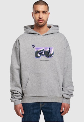 Sweat-shirt 'FU' MT Upscale en gris : devant