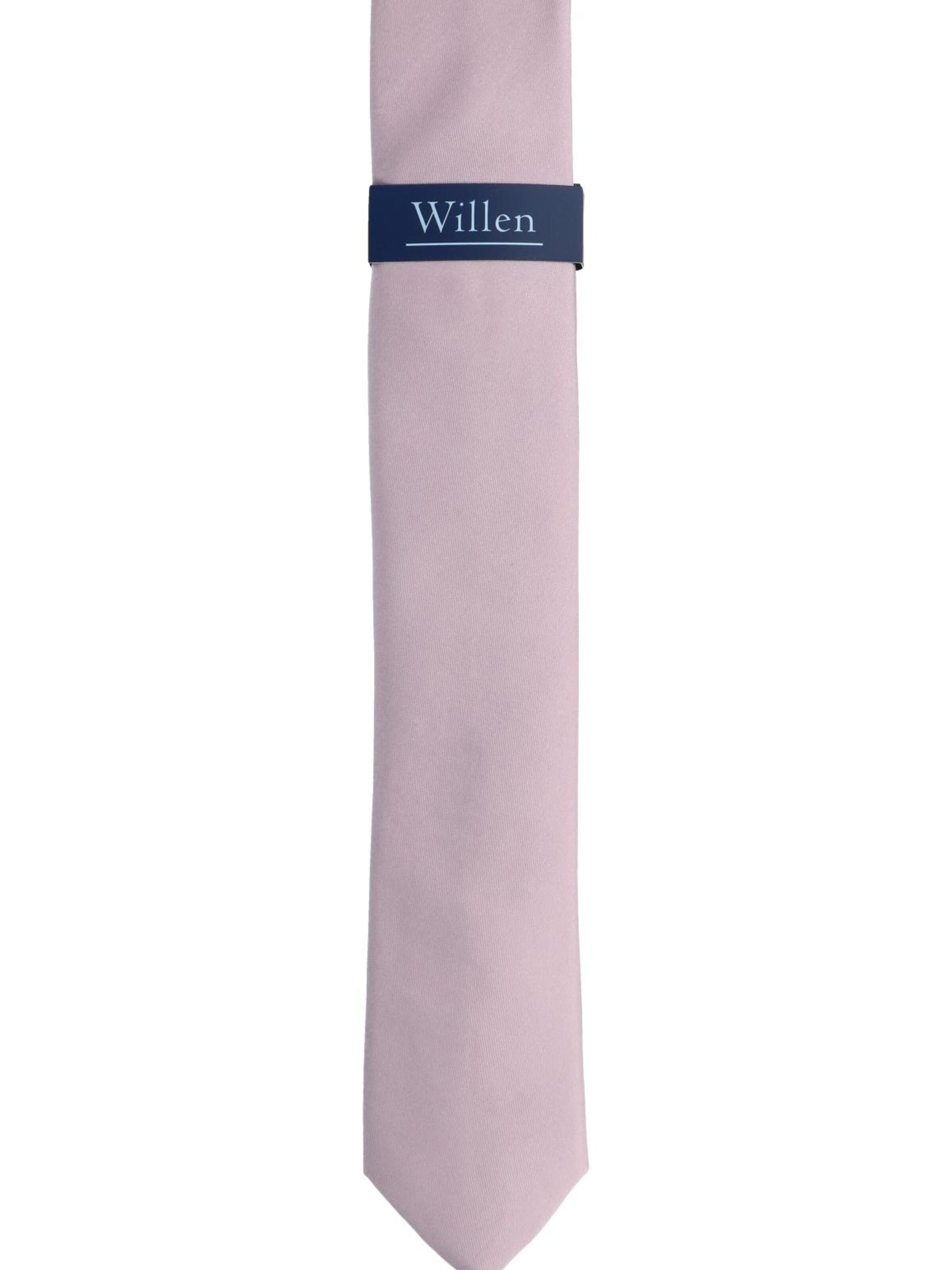WILLEN Krawatte 'Uni de Luxe'‌‌‌‌‌‌‌‌ in Pink: Vorderseite