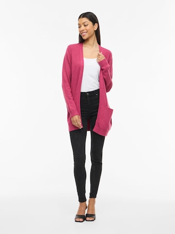 VILA Strickjacke 'VIRil' in Pink