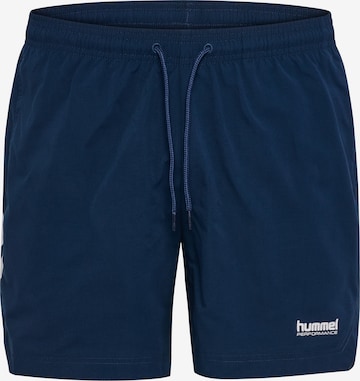 Hummel Badeshorts in Blau: Vorderseite