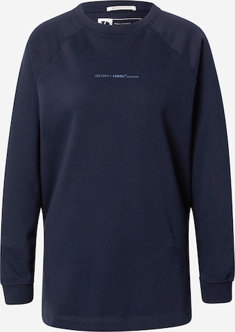 TOM TAILOR DENIM Sweatshirt in Blauw: voorkant