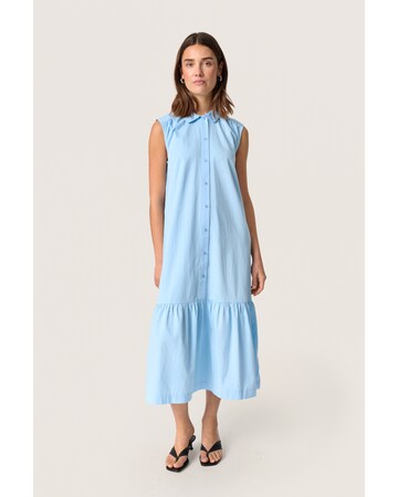 SOAKED IN LUXURY Blousejurk in Blauw: voorkant