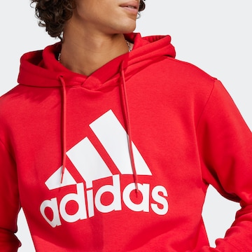 ADIDAS SPORTSWEAR Athletic Sweatshirt 'Essentials' in Red