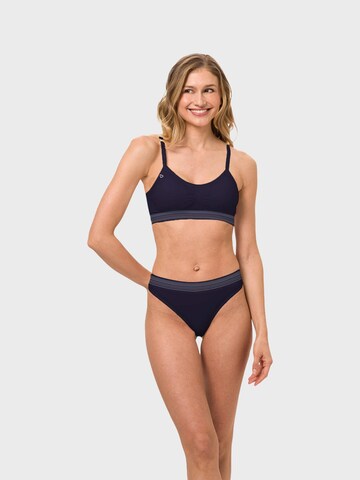 BeeDees Top 'Bustier Comfee Strap Top' in Blue